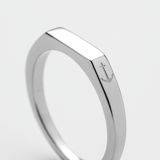 Paul Hewitt Men's Slim Signet Ring Silber Jubiläumsangebot