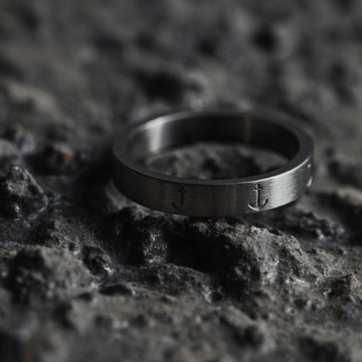 Paul Hewitt Men's Anchor Ring Silber Heißer Verkauf