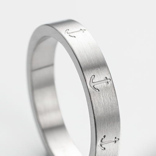 Paul Hewitt Men's Anchor Ring Silber Heißer Verkauf