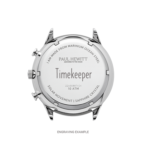 Paul Hewitt Chrono Uhr Silber Schwarz Blitzangebot