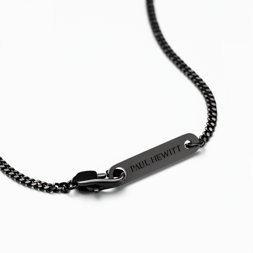 Paul Hewitt Men's Essential Halskette Schwarz Saisonale Angebote
