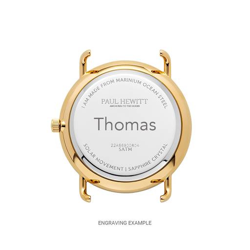 Paul Hewitt Sailor 39 mm Uhr Gold Blau Tägliche Deals