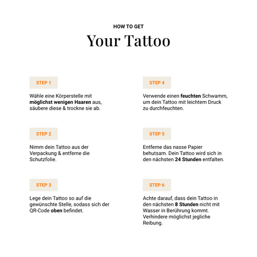 Paul Hewitt Men's Palm Tattoo JETZT KAUFEN