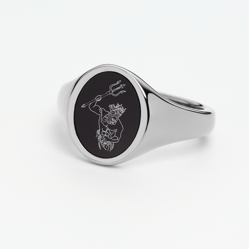 Paul Hewitt Men's Poseidon Ring Silber Letzte 2 Tage