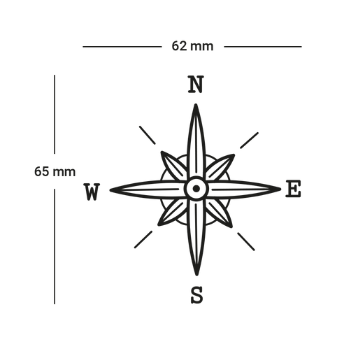 Paul Hewitt Men's Compass 1 Tattoo Bis zu 60% Rabatt