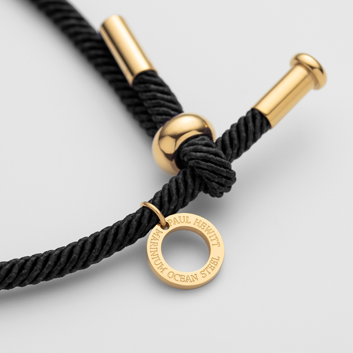Paul Hewitt Vitamin Sea Armband Gold Schwarz Outlet