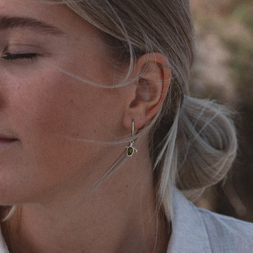 Paul Hewitt Turtle Hoops Ohrring Silber Auslauf