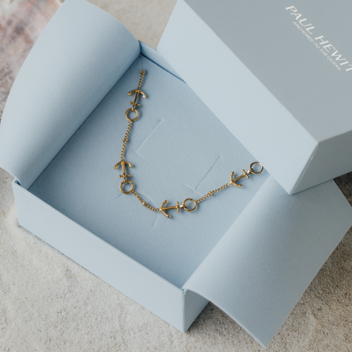 Paul Hewitt The Anchor II Armkette Gold im Angebot