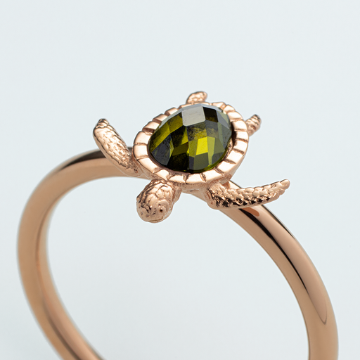 Paul Hewitt Turtle Ring Roségold Kostenloser Versand