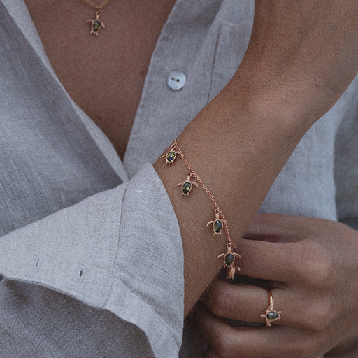 Paul Hewitt Turtle Armkette Roségold Limitierter Zeitrabatt