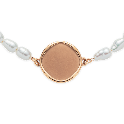 Paul Hewitt Engravable Coin Pearl Armkette Roségold Saisonschlussverkauf