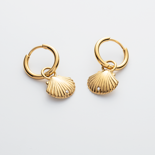 Paul Hewitt Scallop Ohrring Gold Jubiläumsangebot