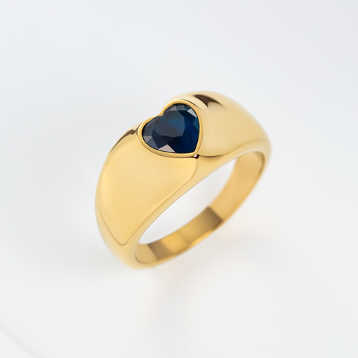 Paul Hewitt Bold Heart Ring Gold Top Angebot