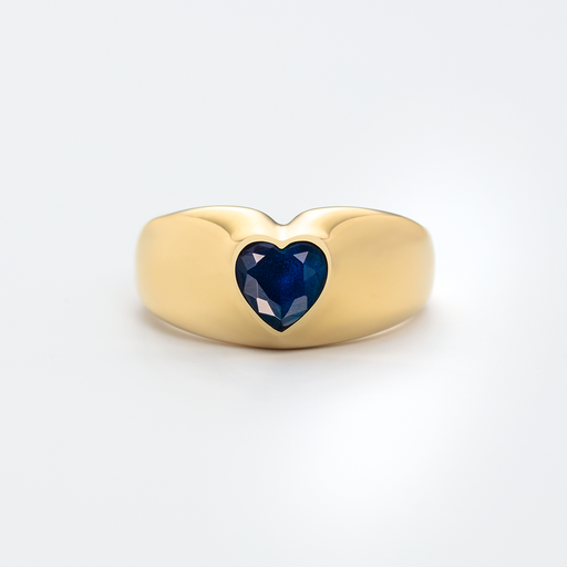 Paul Hewitt Bold Heart Ring Gold Top Angebot