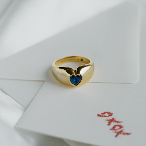 Paul Hewitt Bold Heart Ring Gold Top Angebot