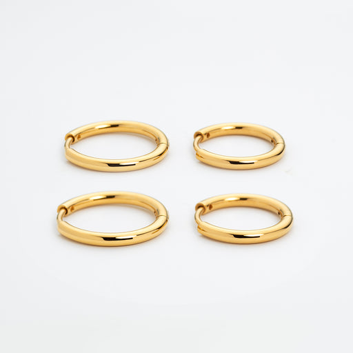 Paul Hewitt Treasures of the Sea Hoops Ohrring Gold Blitzangebot