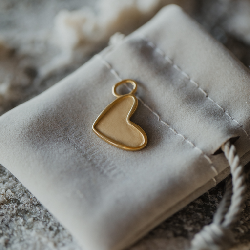 Paul Hewitt Engravable Heart Charm Gold Wochenangebot