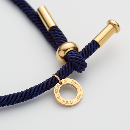 Paul Hewitt Vitamin Sea Armband Gold Marinebelau Meist gekauft