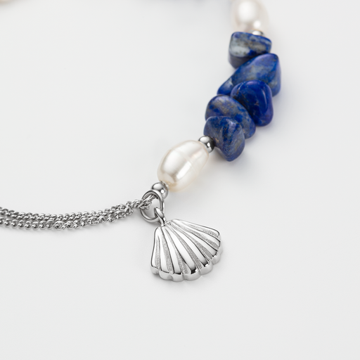 Paul Hewitt Scallop Stone Armkette Silber Lagerräumung
