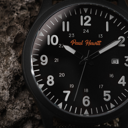 Paul Hewitt Captain's Field Watch Midnight black Tägliche Deals