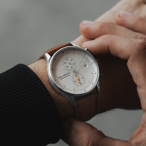 Paul Hewitt Chrono Quartz Leder brown VIP-Rabatte
