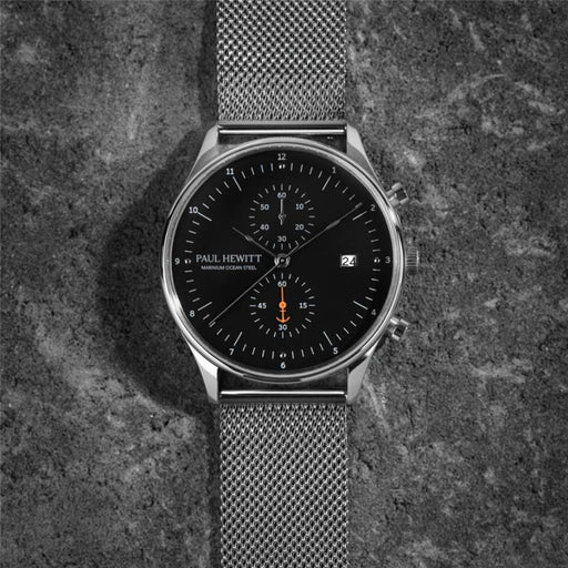 Paul Hewitt Chrono Quartz Mesh silver Wochenangebot