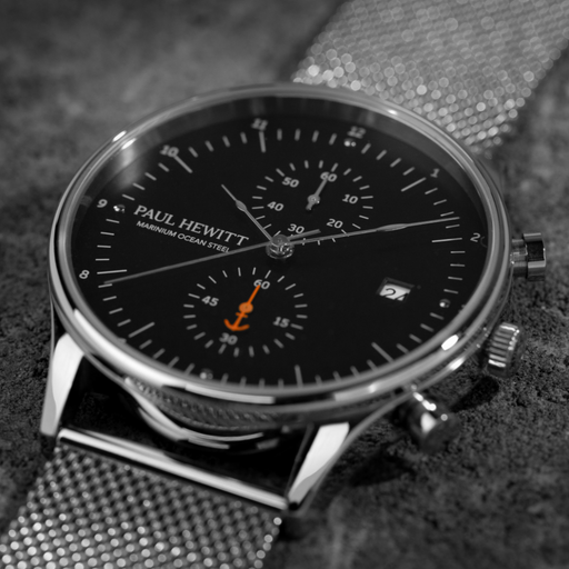 Paul Hewitt Chrono Quartz Mesh silver Wochenangebot