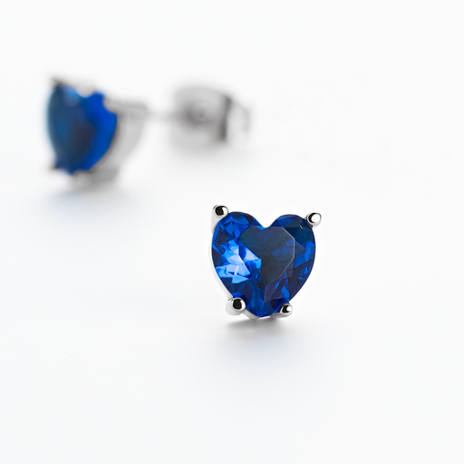 Paul Hewitt Blue Heart Ohrring Silber Begrenzt auf 3 Tage