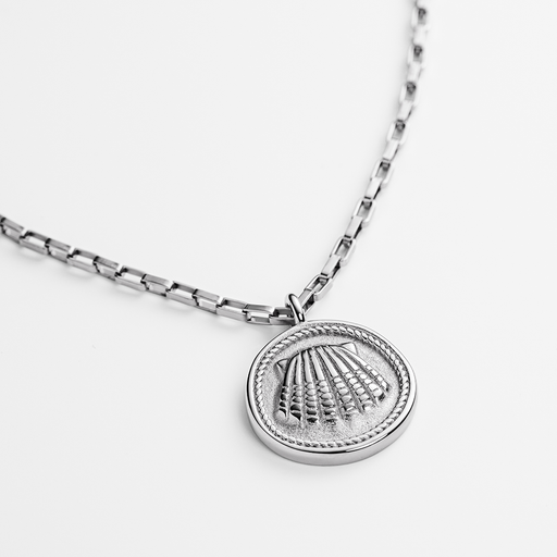Paul Hewitt Scallop Halskette Silber zollfrei