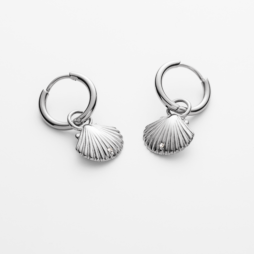 Paul Hewitt Scallop Ohrring Silber Auslauf