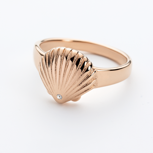 Paul Hewitt Scallop Ring Roségold Hotsell