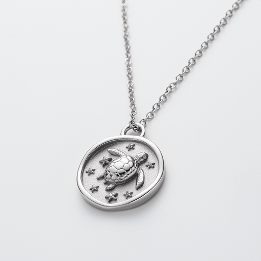 Paul Hewitt Turtle Coin Halskette Silber Blitzverkäufe