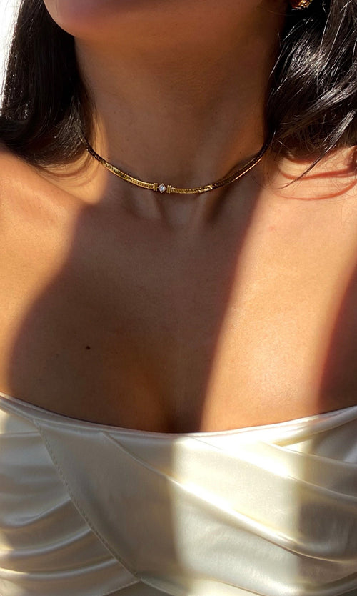 Paul Valentine Retro Sparkling Necklace Online Outlet
