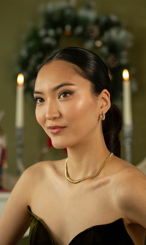 Paul Valentine Sparkle Twisted Hoops JETZT KAUFEN