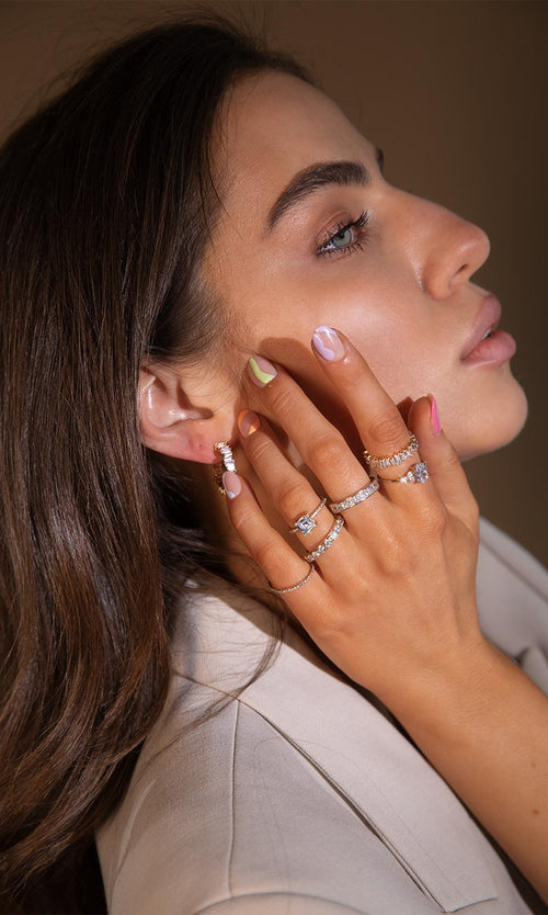 Paul Valentine Brilliant Oval Ring Bis zu 65% Rabatt