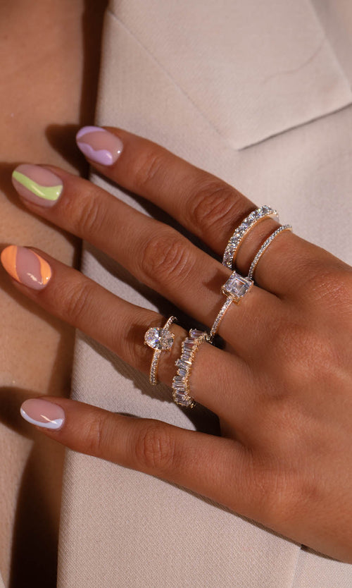 Paul Valentine Brilliant Oval Ring Bis zu 65% Rabatt