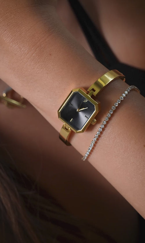 Paul Valentine Ethereal Watch & Sparkling Bracelet Set Vatertagsangebot