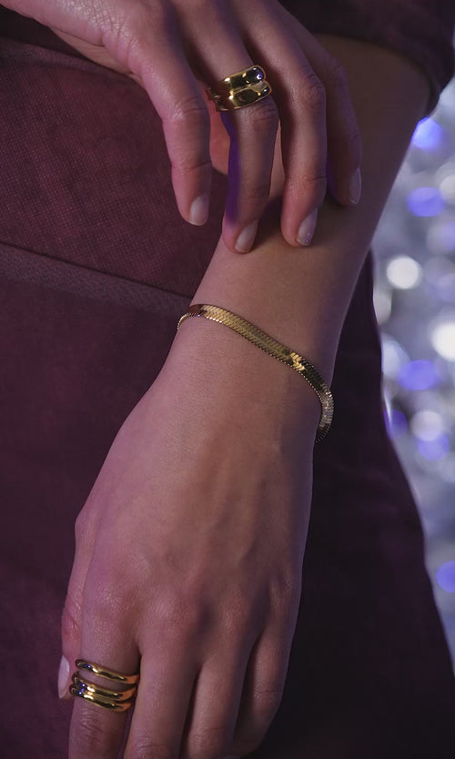Paul Valentine Molten Sleek Bracelet Tiefpreis