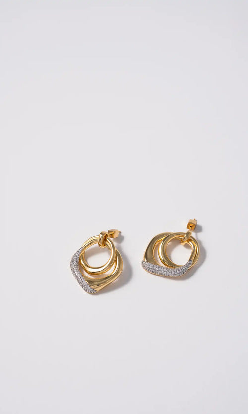 Paul Valentine Crystal Galaxy Earrings Bis zu 55% Rabatt
