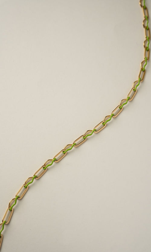 Paul Valentine Wave Rush Enamel Necklace im Angebot