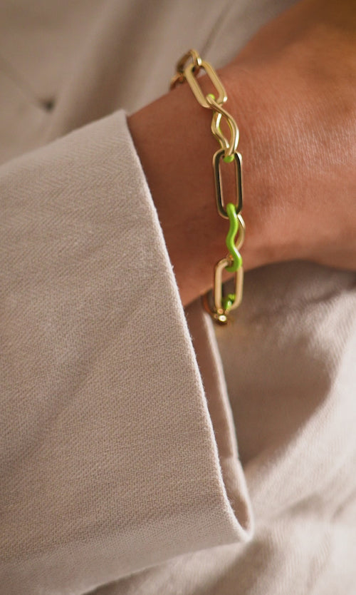 Paul Valentine Wave Rush Enamel Bracelet Schlussverkauf