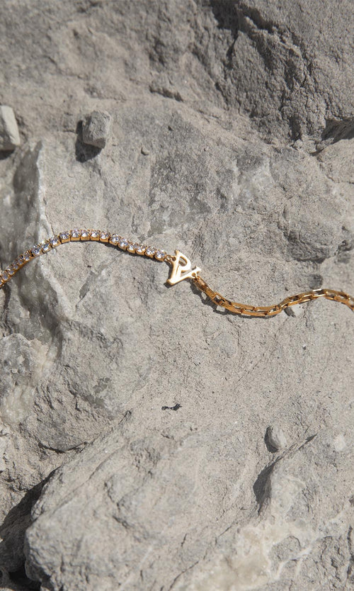 Paul Valentine PV Tennis & Chain Necklace Begrenztes Angebot