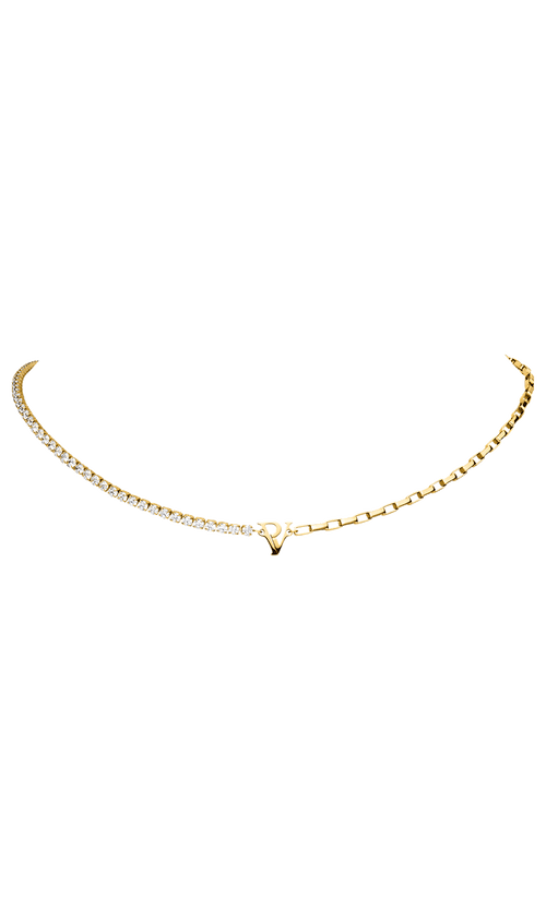 Paul Valentine PV Tennis & Chain Necklace Begrenztes Angebot