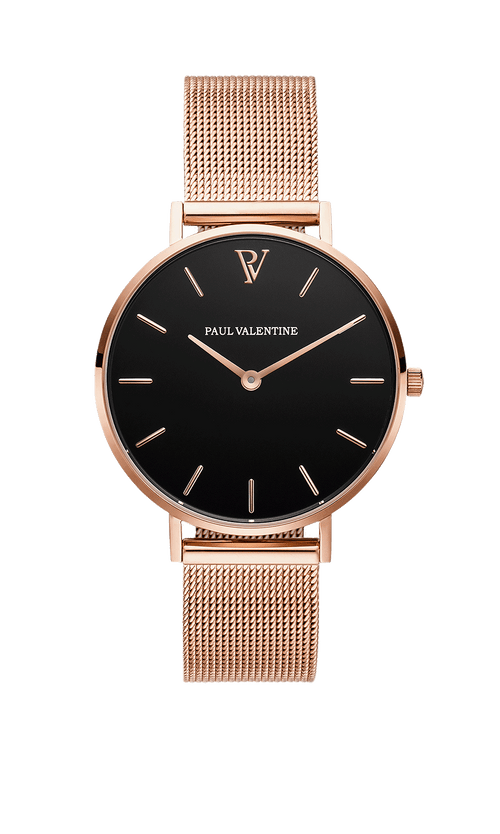 Paul Valentine Pearl Rose Gold Mesh Muttertagsangebot