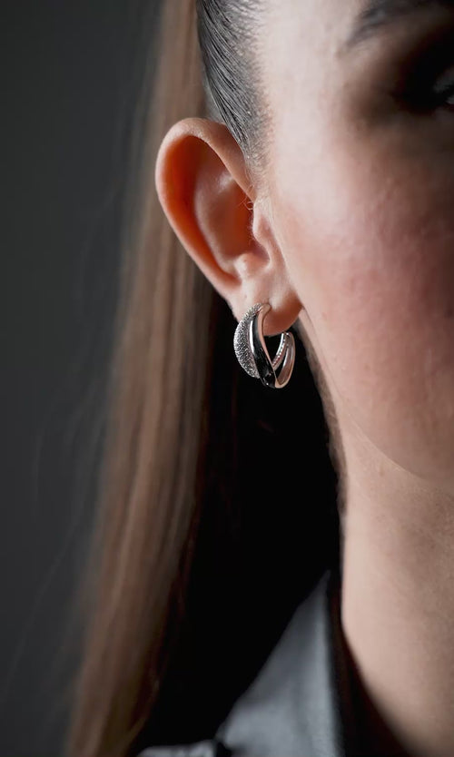 Paul Valentine Crystal Galaxy Hoops Super Sparpreis