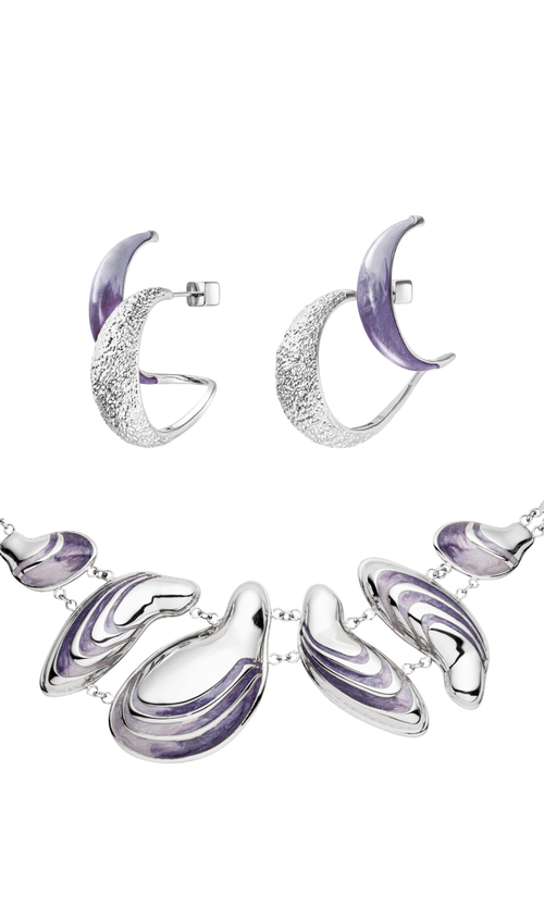 Paul Valentine Underwater Necklace & Hoops Set Bis zu 60% Rabatt