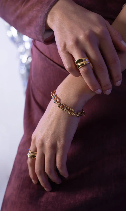 Paul Valentine Molten Chunky Bracelet Nur für heute