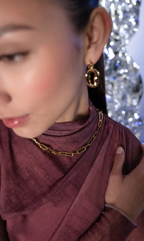 Paul Valentine Molten Chunky Necklace Nur noch ein Tag übrig