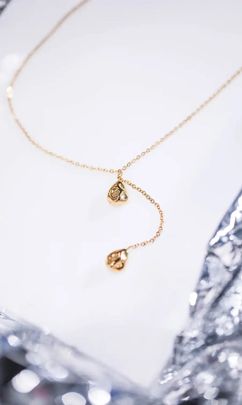 Paul Valentine Molten Y-Necklace 50% Rabatt mit kostenlosem Versand