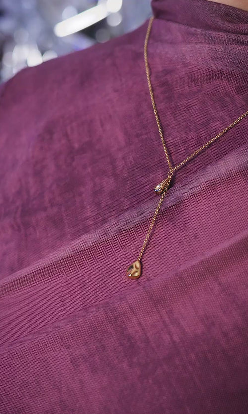 Paul Valentine Molten Y-Necklace 50% Rabatt mit kostenlosem Versand